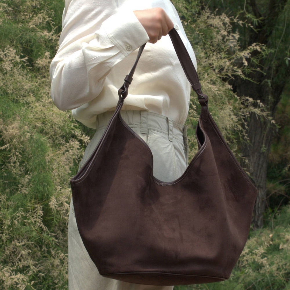 Original Designer Brand High Quality Synthetic Suede Leather Shoulder Bag